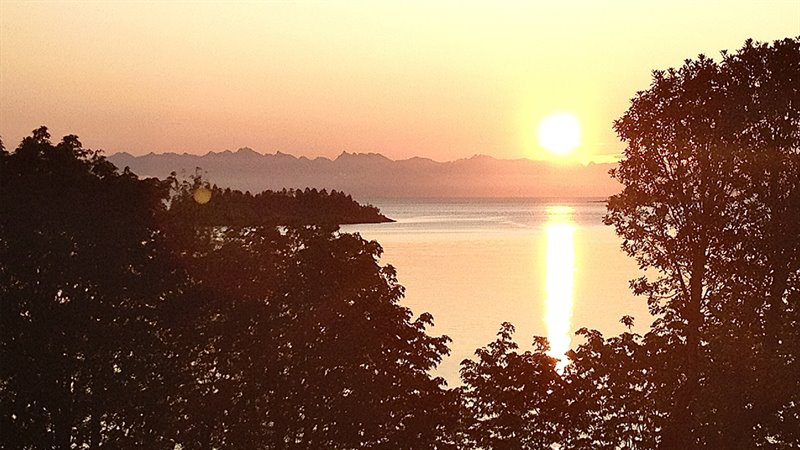 Deck View - Summer Sunrise