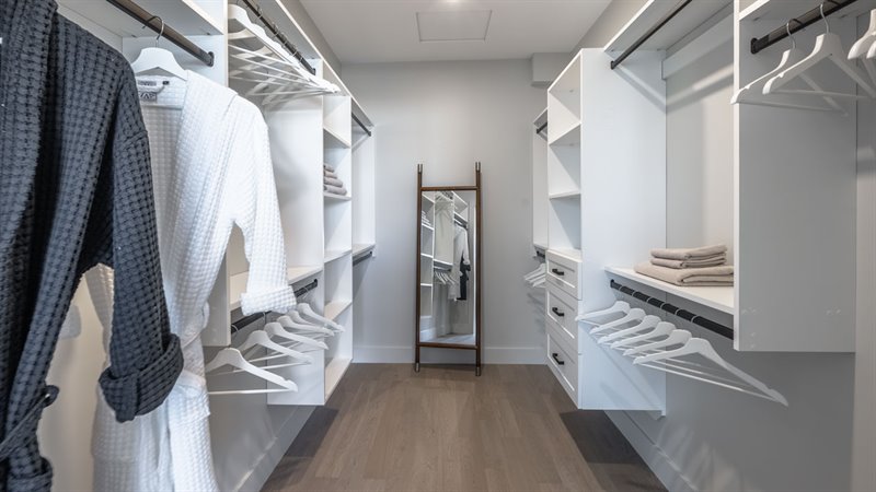 Walk-In Closet - DUO Flex unit 102 shown