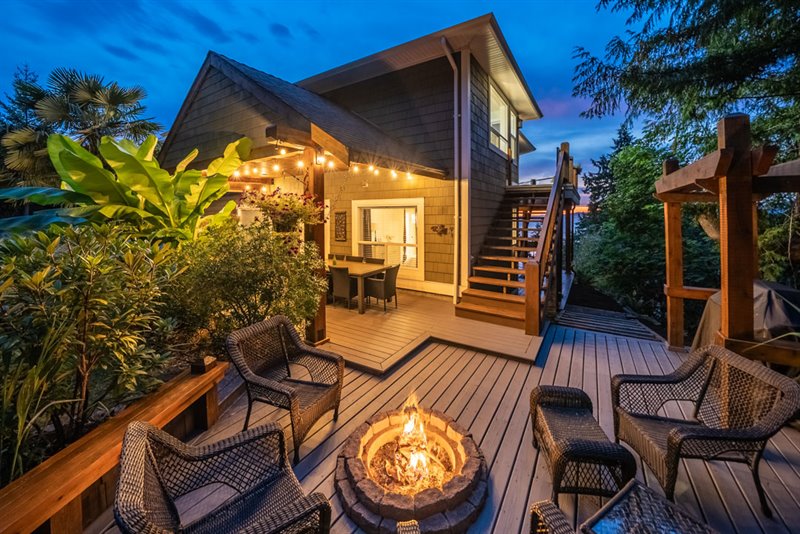 Exterior Back - Twilight
