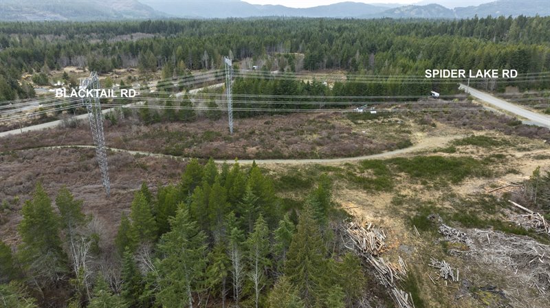 Aerial Overview - Spider Lake Rd Section