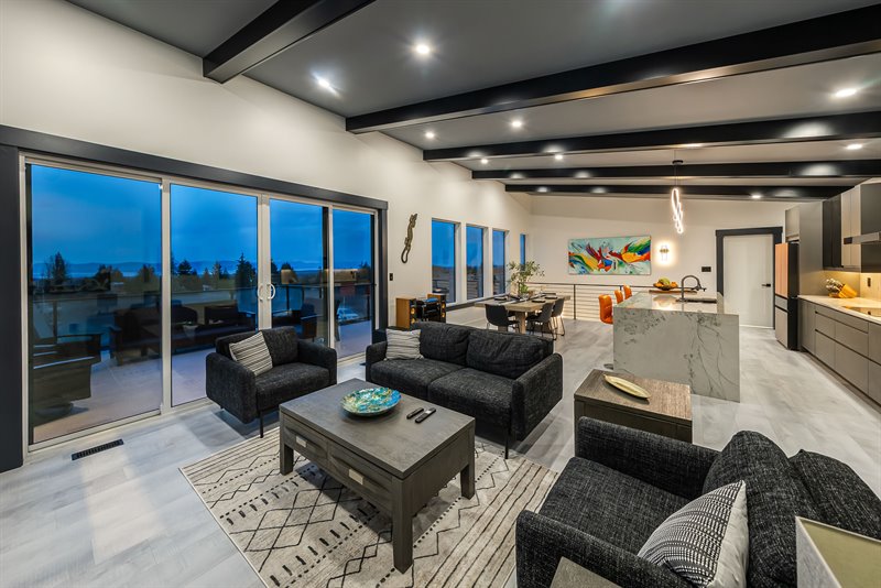 Living | Dining Room (Twilight)