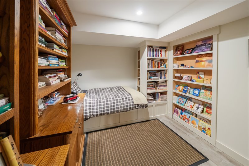 Reading Nook - Secret Door to Media Room | Bedroom