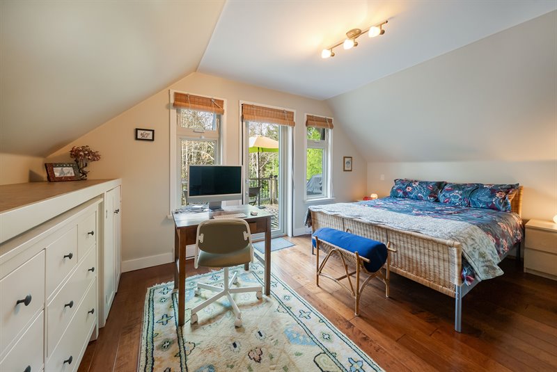 Guest Suite - Sleeping Area & Door to Deck