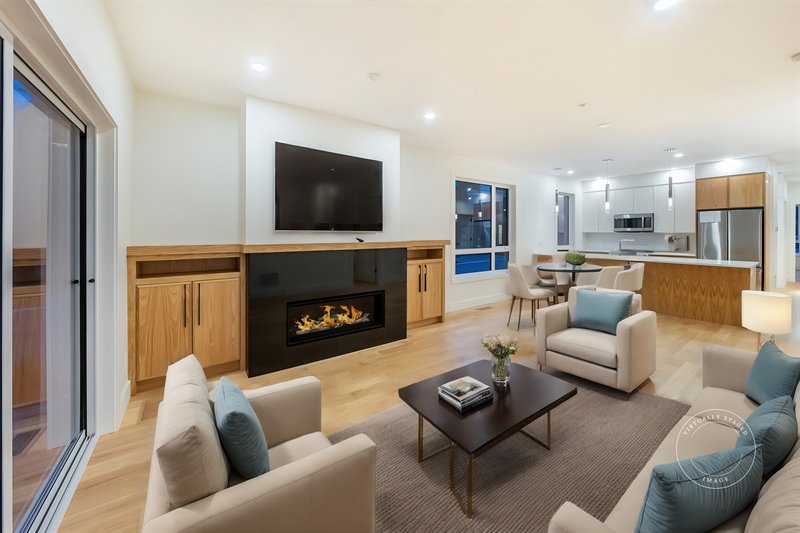 Kitchen | Living | Dining Room (Virtual Staging)