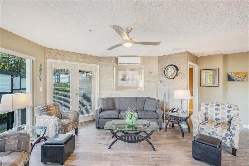 A-Side Suite - Living Room - Door to Balcony