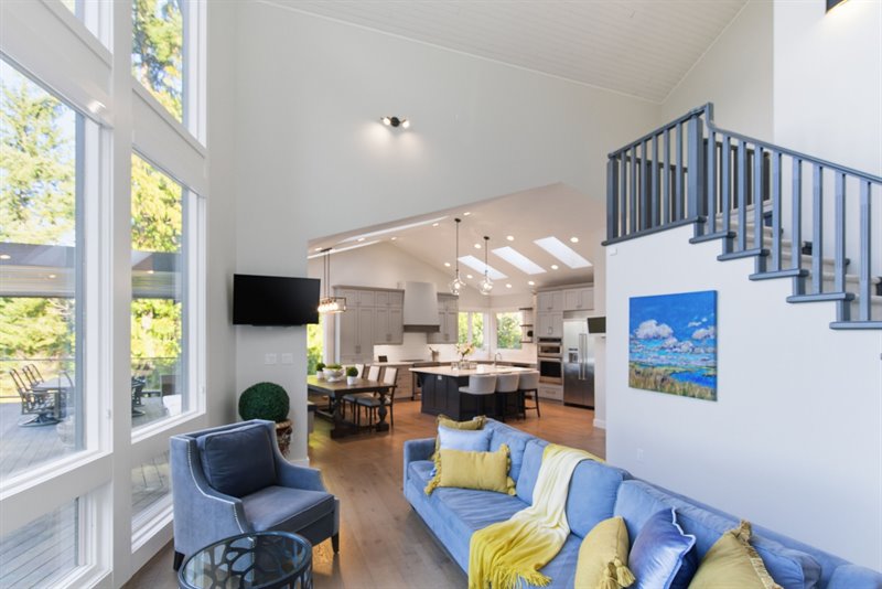 Living Room - Dining Room & Kitchen