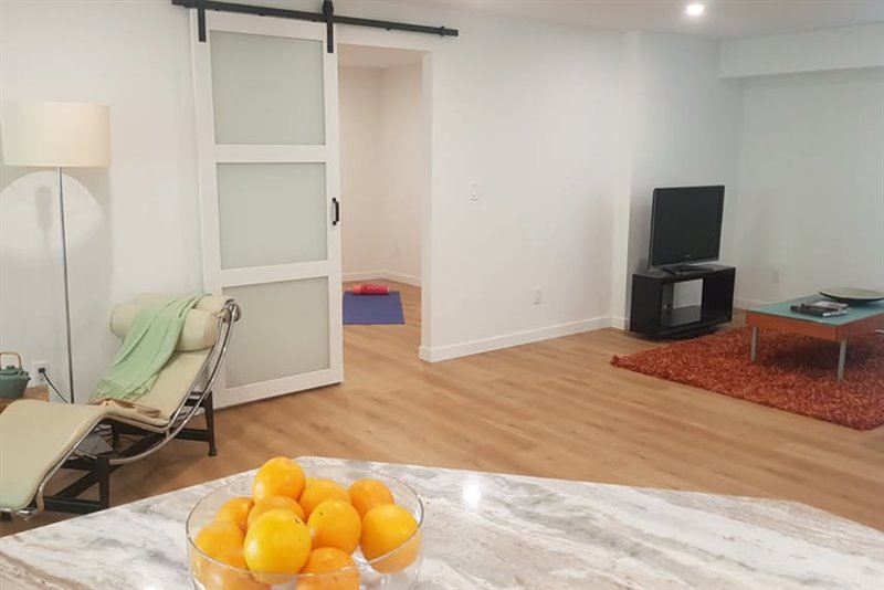 Lower Level Legal Suite - Door to Den
