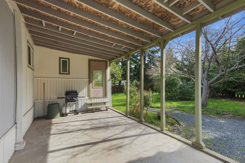 Carport - Door to Covered Porch