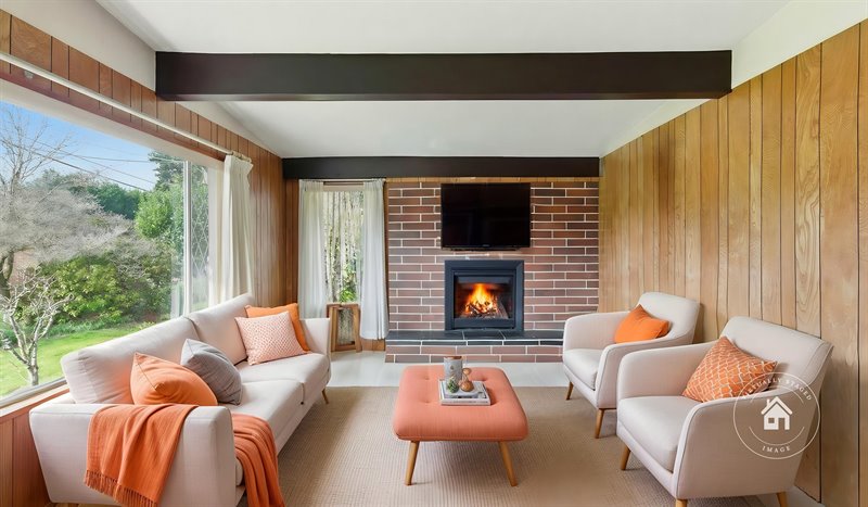 Living Room - Virtual Staging