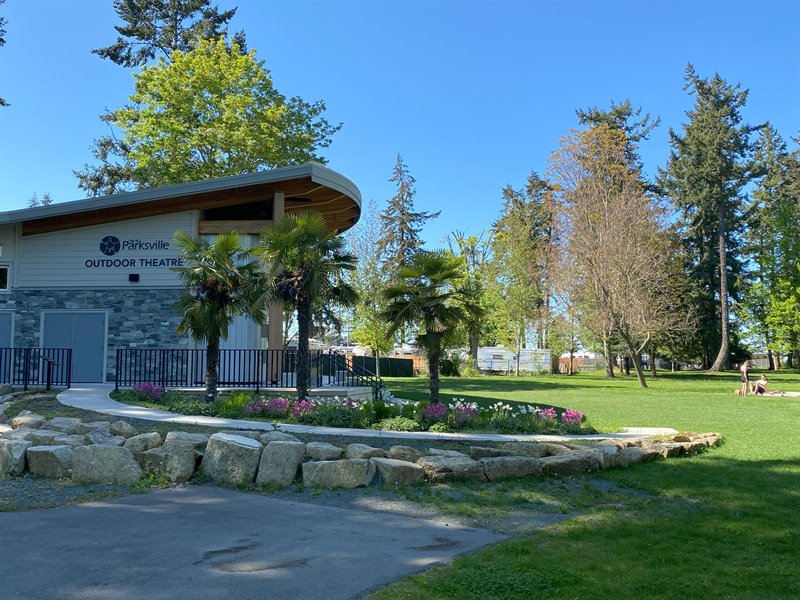 Steps from the Community Park