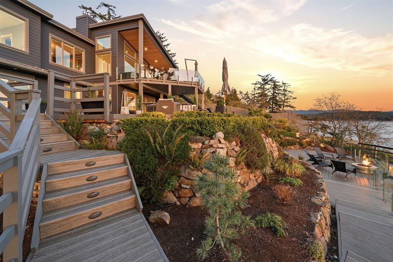 Stairs to Oceanfront Deck