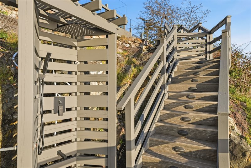 Stairs to Oceanfront Deck