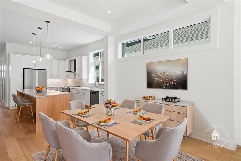 Dining Area | Kitchen (Virtual Staging)