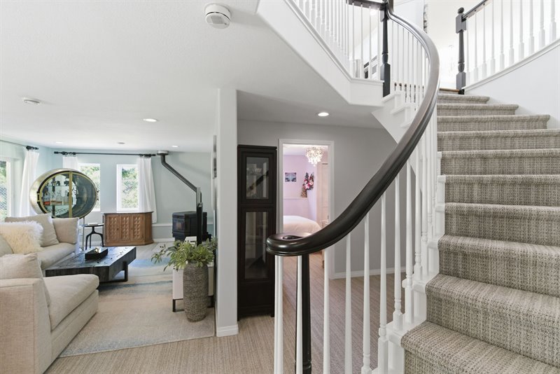 Stairway to Lower Level