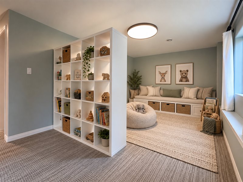 Family | Rec Room (Virtual Staging)