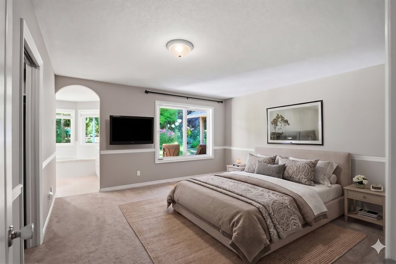 Primary Bedroom Suite (Virtual Staging)