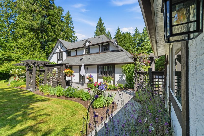 Exterior Back - Walkway to Guest Cottage