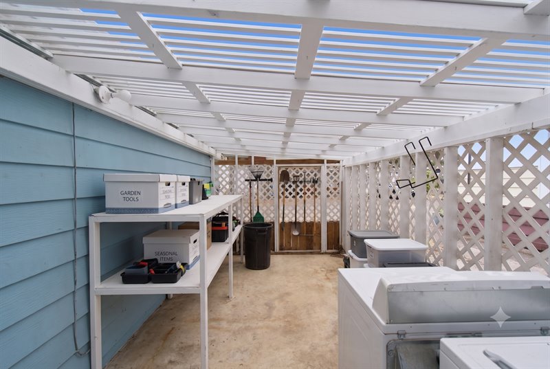 Lean-To Storage Area (Virtual Staging)