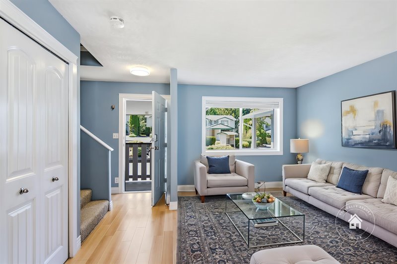 Foyer | Living Room (Virtual Staging)