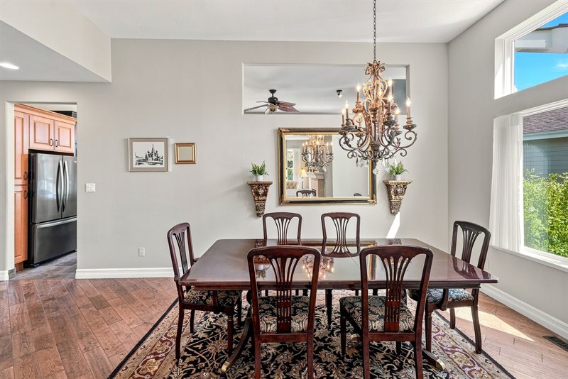 Dining Room - Door to Kitchen | Family Room