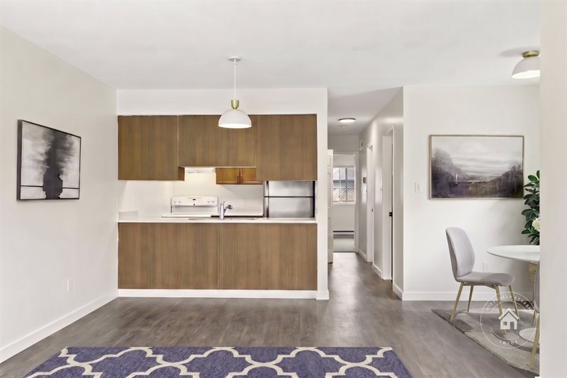 Dining Room & Kitchen (Virtually Staged)